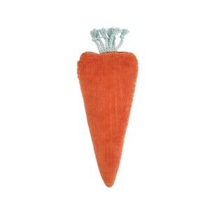 HEB Destination Holiday Corduroy Carrot Throw Pillow NEW
